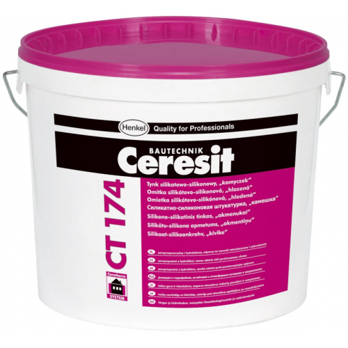 Ceresit CT-174 — Камінкова готова декоративна штукатурка фракція 2 мм 25 кг