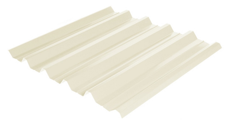 Профнактил НС-44 Мегасіті, RAL 1015 (бежевий) PE 0.45 мм Південна Корея.