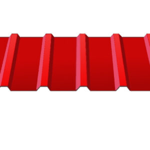Профнактил покрівельний С-18 (колір 3011 — червоний, глянець) метал Китай