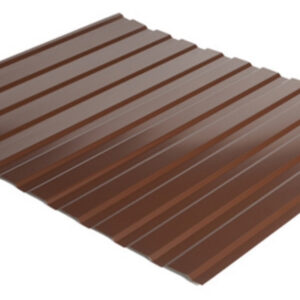 Профнастил С-10 RAL 8017 коричневий глянець 0,45 мм Китай