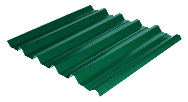 Профнастил T.R.COMPANY НС-44 РЕ RAL 6005 0,45 мм Китай