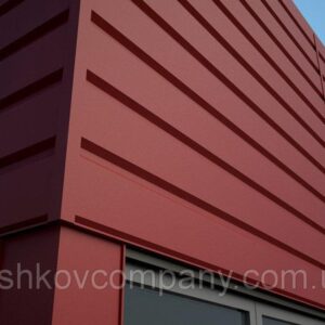 Металосайдинг фасадні панелі "Комплект". 0.5 мм, Китай, РЕ-полієстер