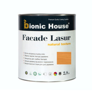 Фарба для дерева FACADE LASUR Bionic-House 2,8 л Дуб А105
