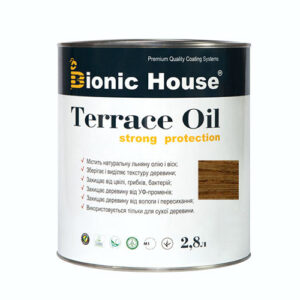 Олія для терасу Bionic-House 2,8 л Чорний