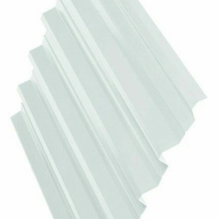 Профнактил покрівельний Мегасіті Корея НС-44 RAL 9003, PE 0.45 мм Юж. Корея