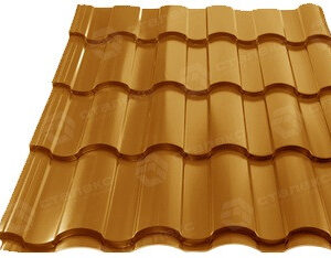 Металочерепиця VALENCIA 0,45 мм PEMA RAL 8004 Італія