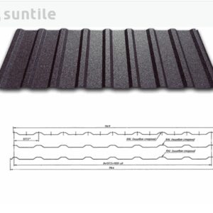 Профнактил Кровільний PP-20 0,45 мм PE RAL 8017 SUNTILE