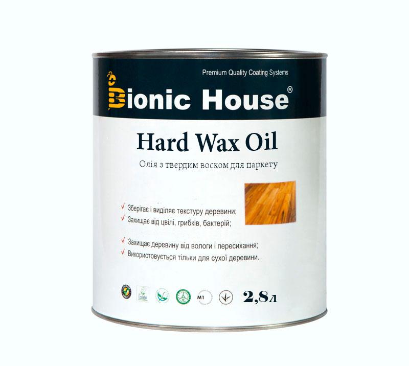 Олія для підлоги з твердим воском HardWax Oil 2,8 л Безбарвна