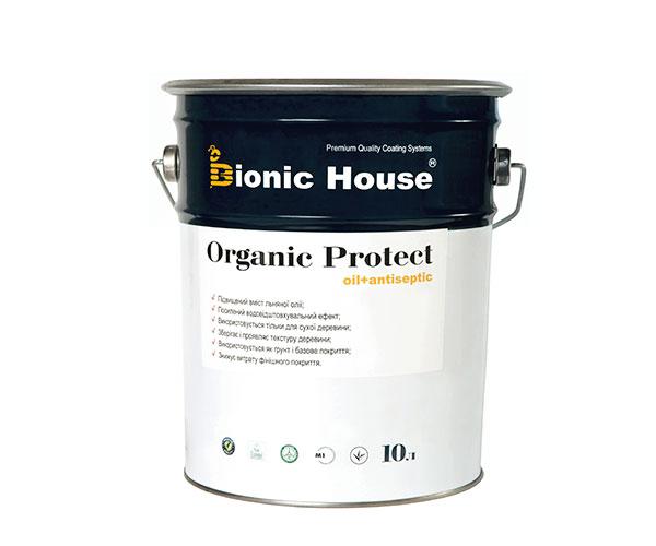 Антисептик для дерева ORGANIC PROTECT OIL Bionic-House 10 л Безбарвний