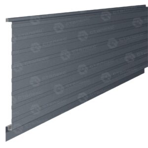 Металосайдинг Стальпанель ТИП — Б RAL 7024 0,5 МАТ