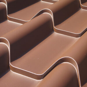 Металочерепиця "Ruukki Armorium" Rough matt ⁇ 0.5 mm ⁇ RR 887 ⁇ коричневий ⁇