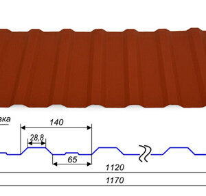Профнастил Т 18 RAL 8017 ⁇ 0,5 мм ⁇