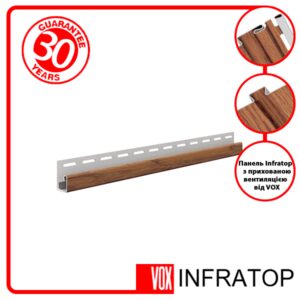 J-планка Софіт VOX Infratop Золотий дуб 3,05м