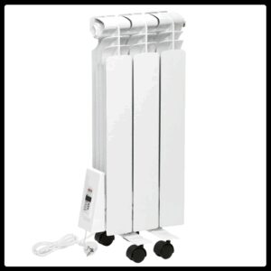 Електрорадіатор Flyme Elite 3 секції / 390 Вт / ліве підключення / з ніжками /