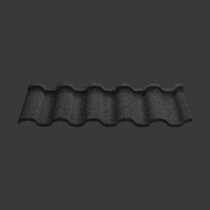 Композитна черепиця Novatik NATURA ROMAN dark moon (чорний)