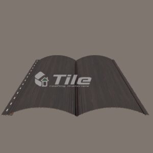 Металческий сайдинг Блок Хаус Термастіл морений дуб 0,4 мм Південна Корея .