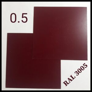 Гладкий лист 0,5 мм "Arvedi" Polyester RAL 3005