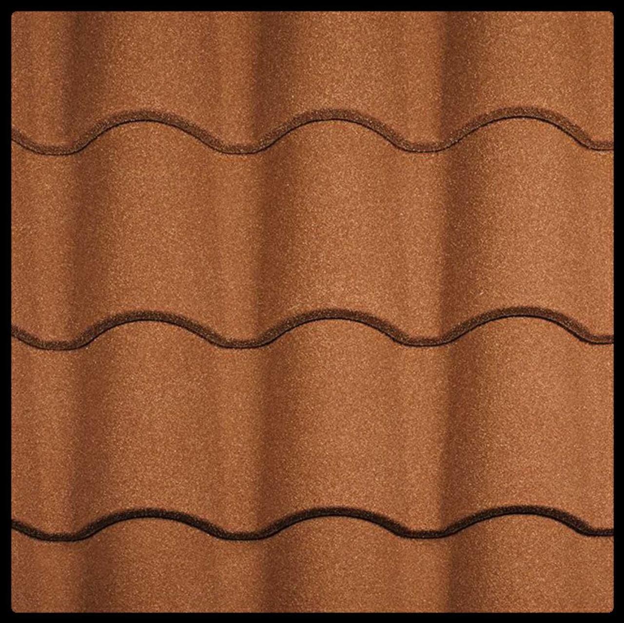 Композитна черепиця Metrotile Romana (Terra-Cotta)