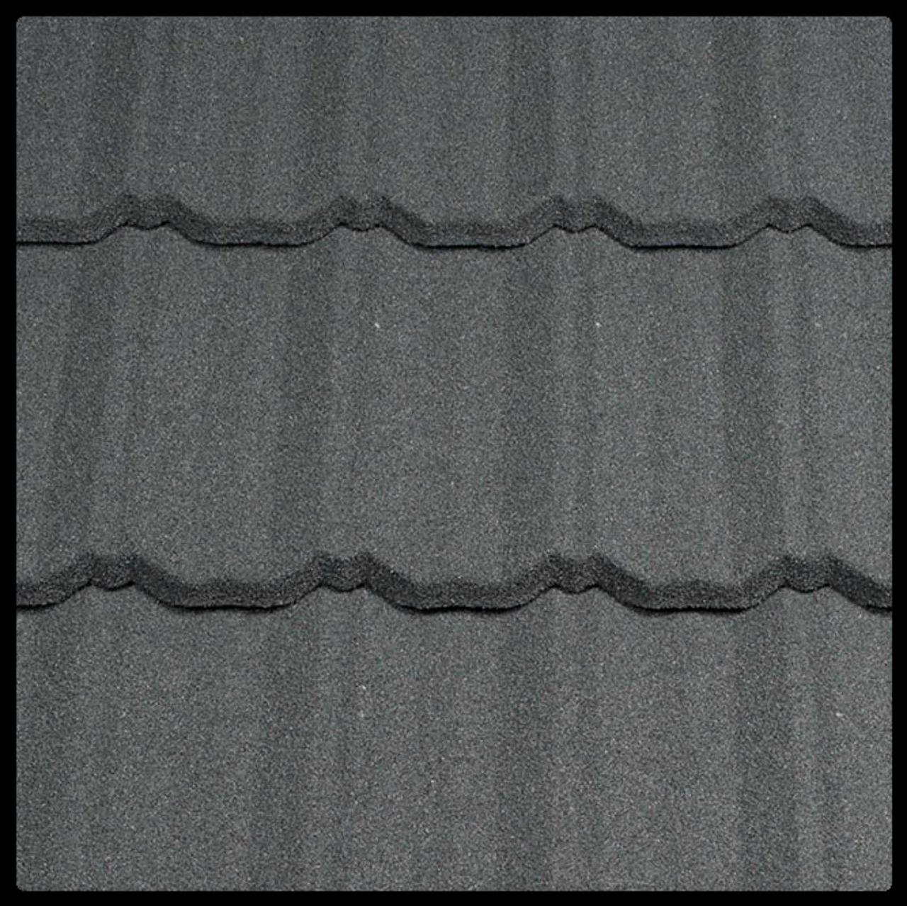 Металочерепиця Metrotile classic Charcoal