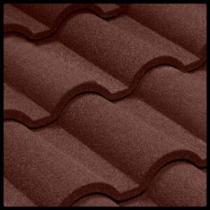 Композитна черепиця  ⁇  QueenTile  ⁇  Verona  ⁇  Brown  ⁇