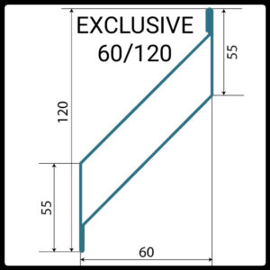 Металевий забір жалюзі ексклюзив