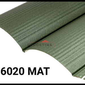 Металосайдинг 0,5 • блок-хаус • "Форостина" RAL 6020 Мат