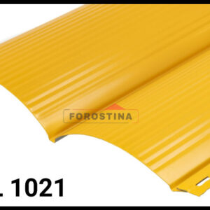 Металосайдинг 0,45 • блок-хаус • "Форостина" RAL 1021