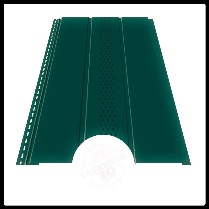 Софіт металевий 0,5 мм MAT ArcelorMittal Ral 6005