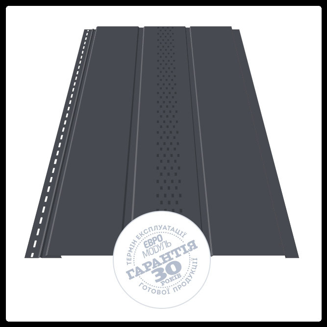 Софіт металевий 0,5 мм MAT ArcelorMittal Ral 7016