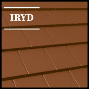 IRYD — Модульна плоска черепиця (Purmat) RAL 8004