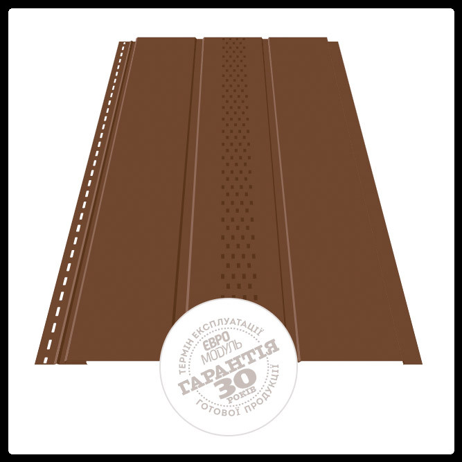 Софіт металевий 0,5 мм MAT ArcelorMittal Ral 8019