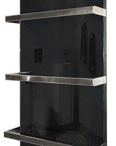 Скло–керамічний полотенцесушитель Africa Lotos з регулятором потужності (чорний)