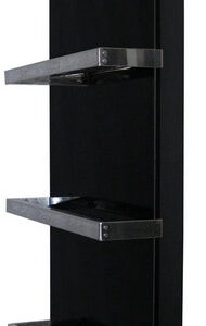 Скло–керамічний полотенцесушитель Africa Lotos–X з програматором (чорний)