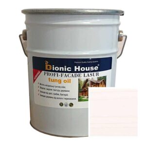 Фарба для дерева PROFI-FACADE LASUR tung oil 10 л Білий