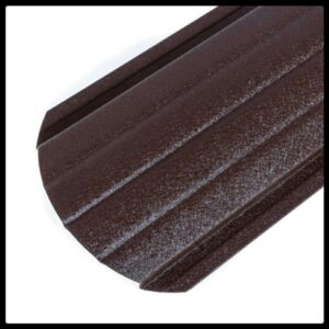 Металевий штакетник 0,45 х 105 мм  ⁇  MAT  ⁇  RAL 8017