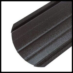 Металевий штакетник 0,6 х 105 мм  ⁇  PURAL 8019 темно-коричневий