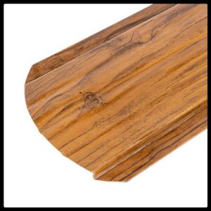 Металевий штакетник 0,4 х 105 мм  ⁇  Під дерево Дуб 3D