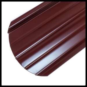 Металевий штакетник 0,6 х 105 мм  ⁇  PURAL 3005 бордовий