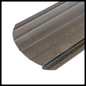 Металевий штакетник 0,4 х 105 мм  ⁇  PE  ⁇  RAL 8019