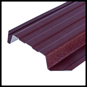 Металевий штакетник 0,45 х 115 мм  ⁇  MAT  ⁇  RAL 3005 бордовий