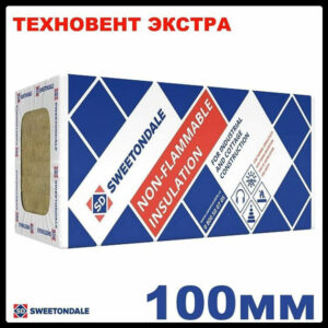 Базальтовий Утеплювач "Техновент екстра" 100 мм (2,16 м2/кпк)