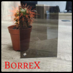 Монолітний полікарбонат — "BORREX" (Сіра бронза) лист 2050*3050х2 мм