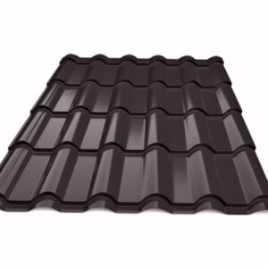 Металочерепиця Ретро Ferrogal 0,45 mm PE RAL 8017