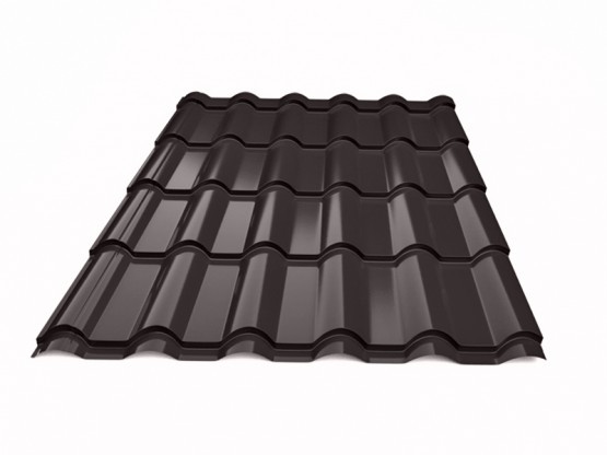 Металочерепиця Ретро Ferrogal 0,45 mm PE RAL 3009