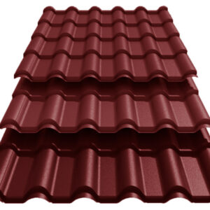 Металочерепиця РетроUS Steel Словаччина 0,45 mm PE Ral 3005
