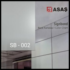 Інтер'єрні композитні панелі ТМ — Signbond 3 мм SB-002 Білий