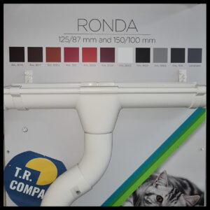 Жолоб водостічний 150 мм / 3000 мм — Novatik RONDA