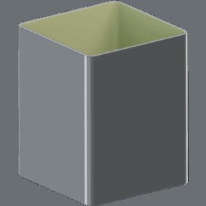 Квадратна труба водостока 80*80 mm/TM KROP/3 м)