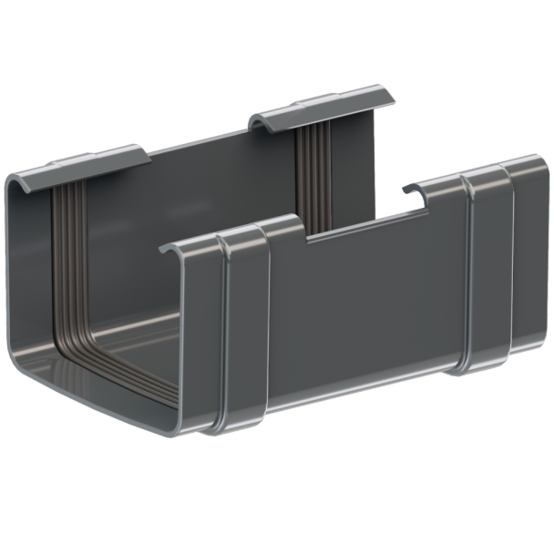 З'єднувач квадратного жолоба водостока 135 mm/TM KROP