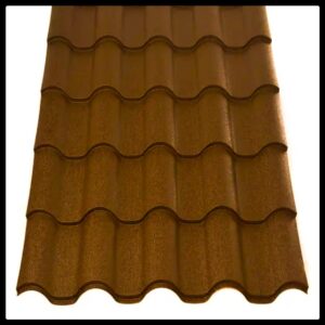 Металочерепиця Интегра 0,5 мм RAL 8004 MAT (Arcelor Mittal)